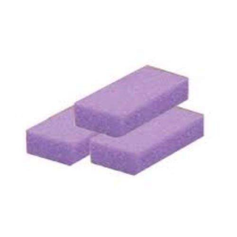 Cre8tion Disposable Short Pumice Sponge, 28007, PURPLE, 100 pcs/box BB 